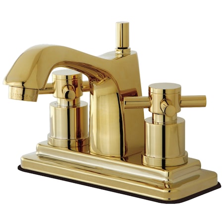 Kingston Brass KS8642DX 4" Centerset Bathroom Faucet, Polished Brass KS8642DX